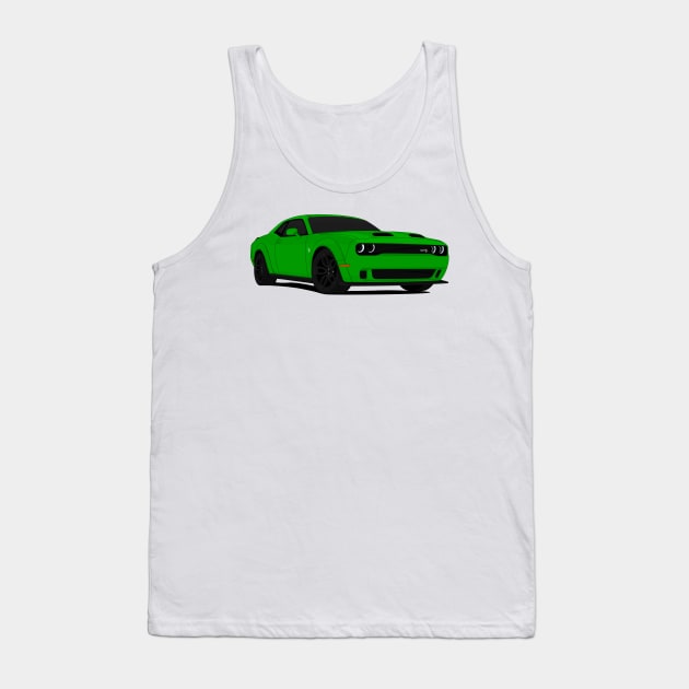 HELLCAT GREEN Tank Top by VENZ0LIC